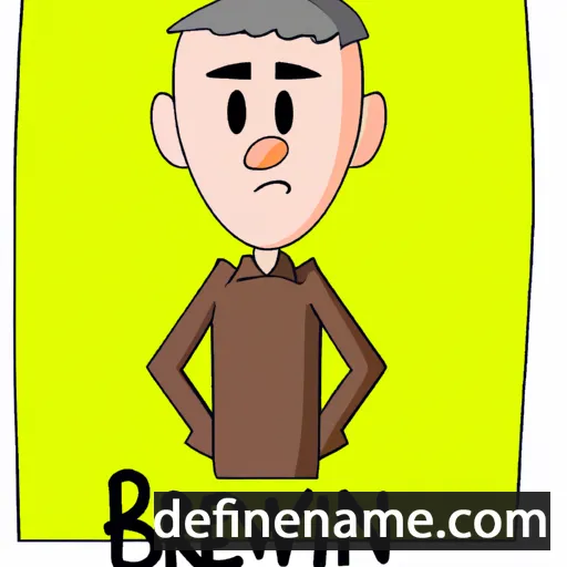 cartoon of the name Berwin