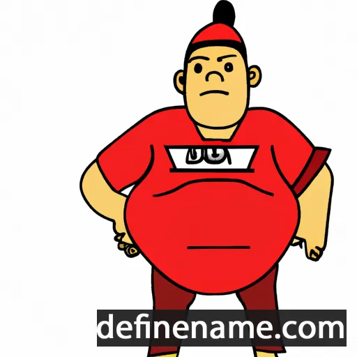 cartoon of the name Besar