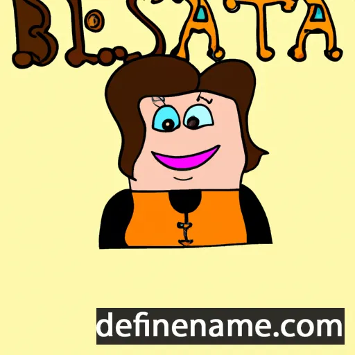 cartoon of the name Besarta