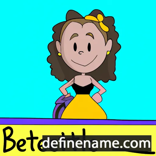 cartoon of the name Betheline