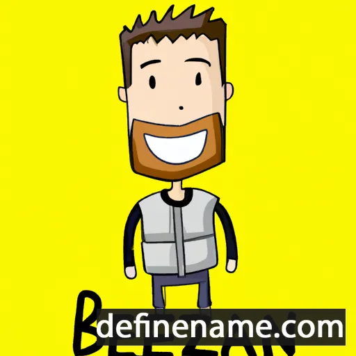 cartoon of the name Bézian