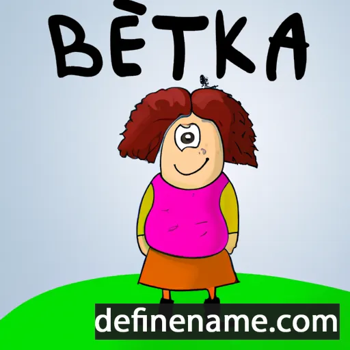 Bětka cartoon