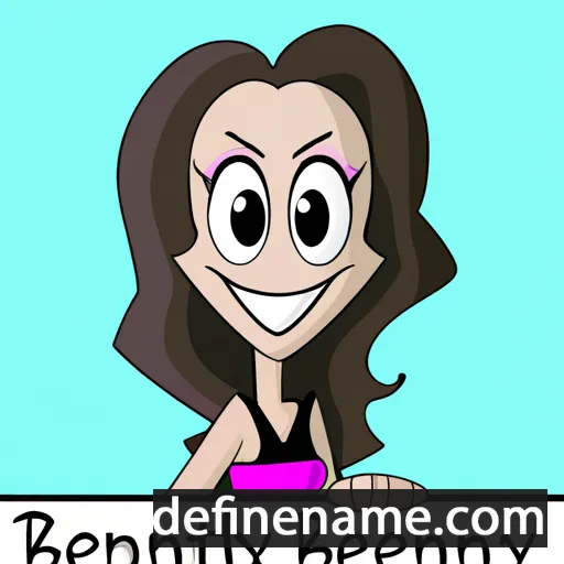 cartoon of the name Bethenny