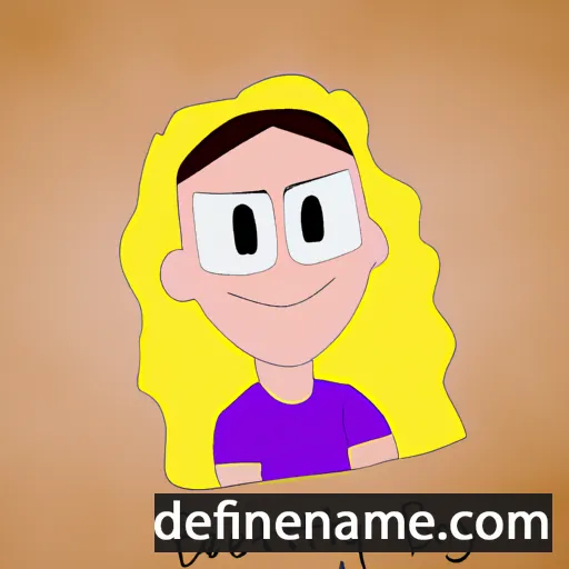 cartoon of the name Betheny