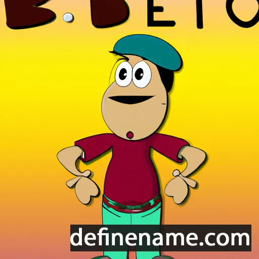 cartoon of the name Betico