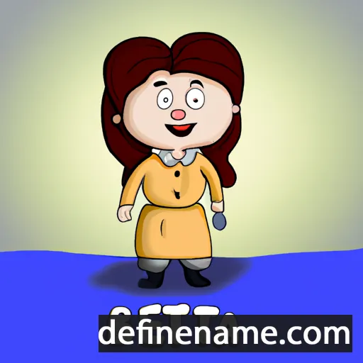 cartoon of the name Betina