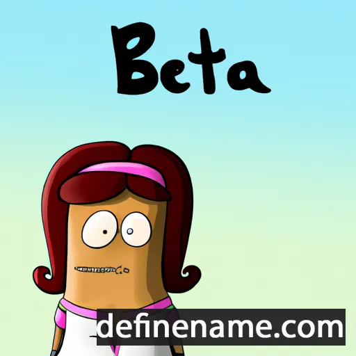 cartoon of the name Betixa