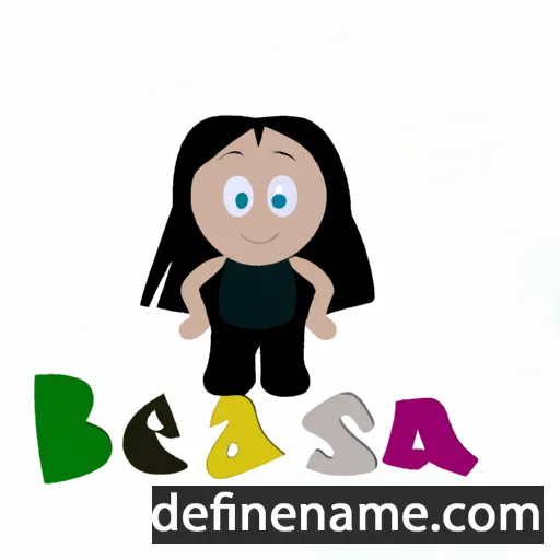 cartoon of the name Betsabá