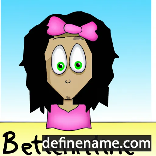 cartoon of the name Bettianne