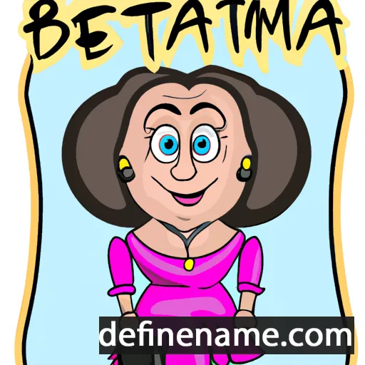 cartoon of the name Bettyanna