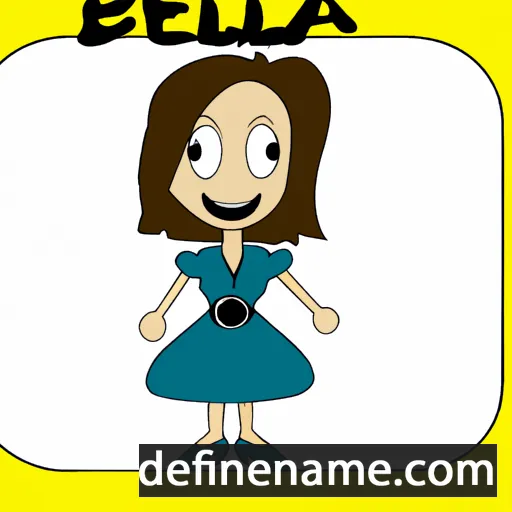 cartoon of the name Beula