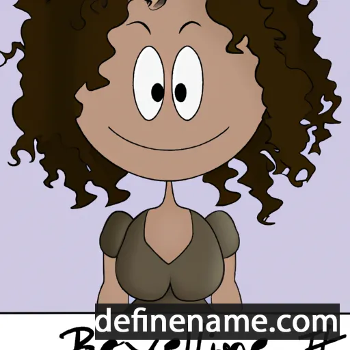 cartoon of the name Beverlianne