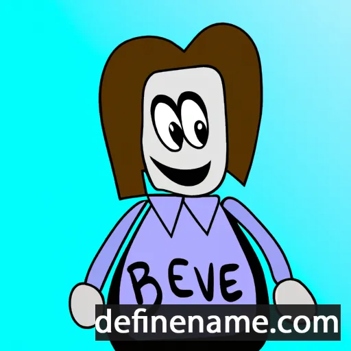 cartoon of the name Bevi