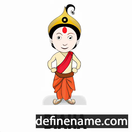 cartoon of the name Bhadra