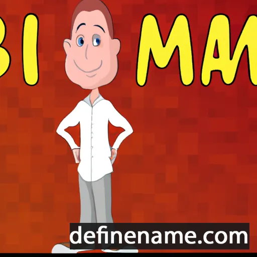 cartoon of the name Bham