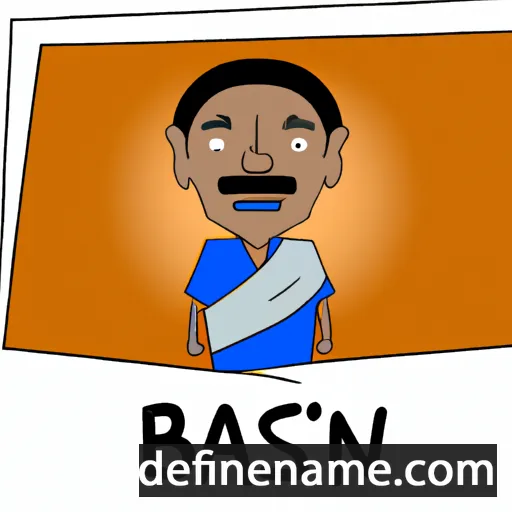 cartoon of the name Bhasvan