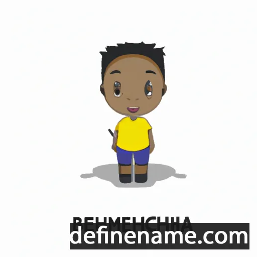 cartoon of the name Bhekithemba