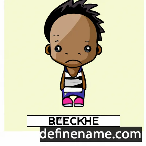 cartoon of the name Bhekizizwe