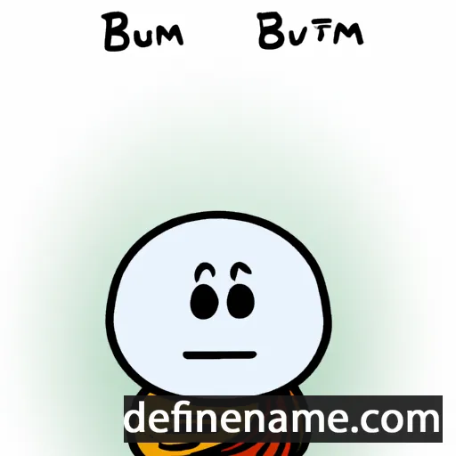 cartoon of the name Bhumit