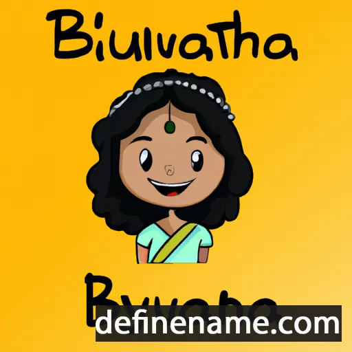 Bhuvana cartoon