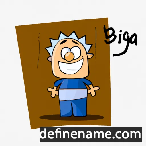 cartoon of the name Biaggia