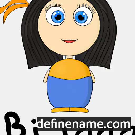 cartoon of the name Biagia