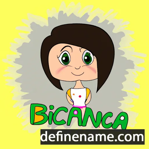 cartoon of the name Biankica