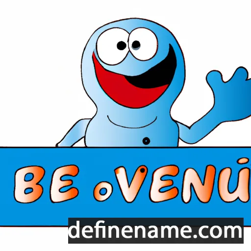 cartoon of the name Bienvenu