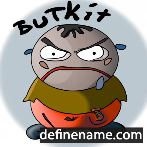 cartoon of the name Bikbulat