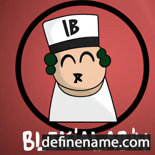 cartoon of the name Bilbañe