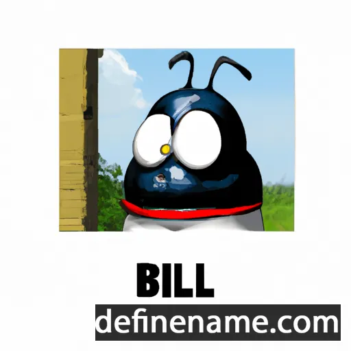 cartoon of the name Billé