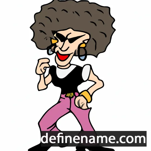 cartoon of the name Billiejean