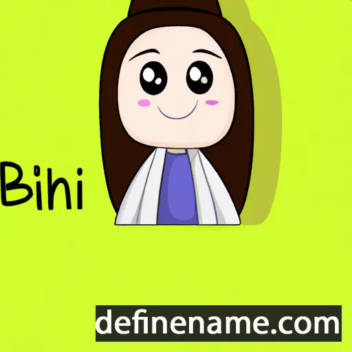 cartoon of the name Binah