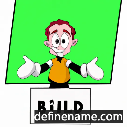 cartoon of the name Bindall