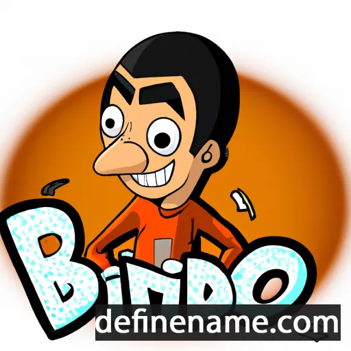 cartoon of the name Bindo