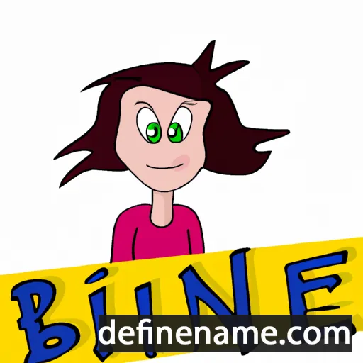 cartoon of the name Bineke