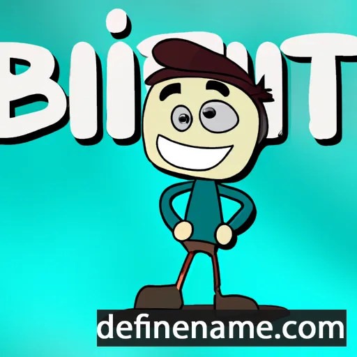 cartoon of the name Bineti