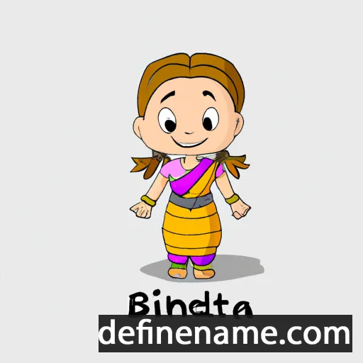 cartoon of the name Biniditta