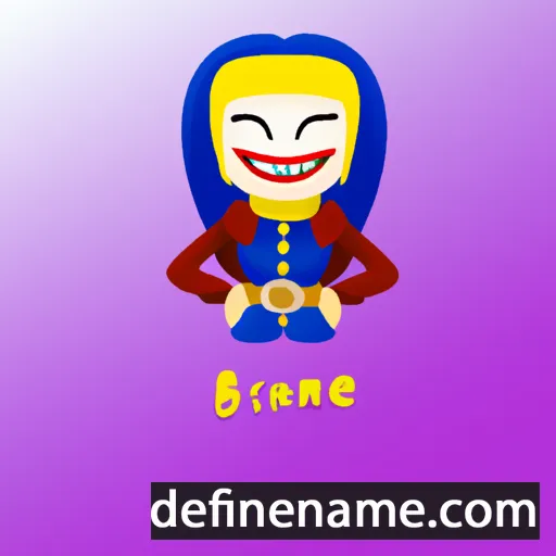 cartoon of the name Binnarae