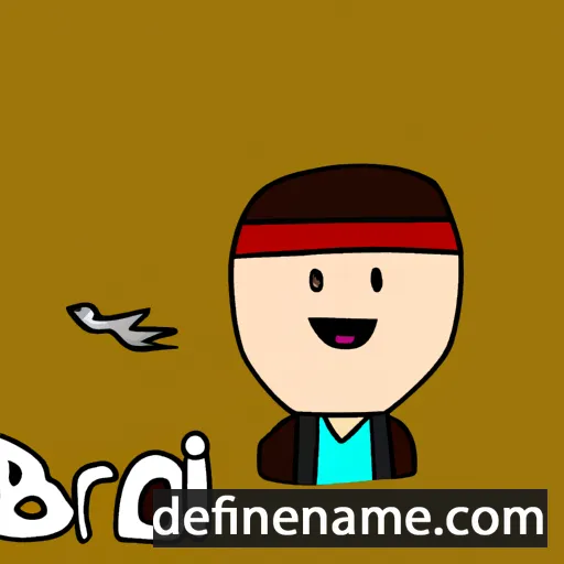 cartoon of the name Biran