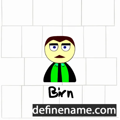 cartoon of the name Birsen