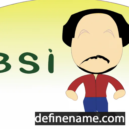 cartoon of the name Bisal