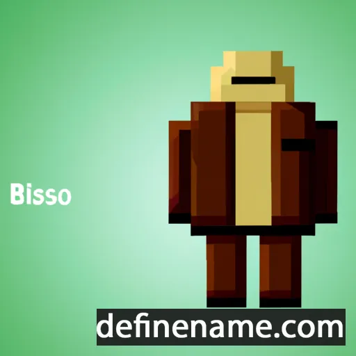 cartoon of the name Biscop