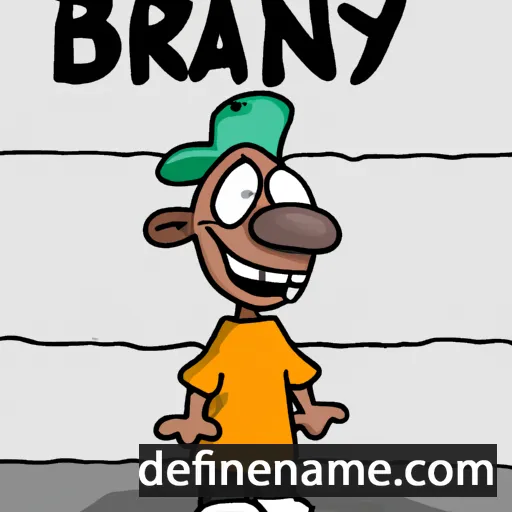 cartoon of the name Bjarney