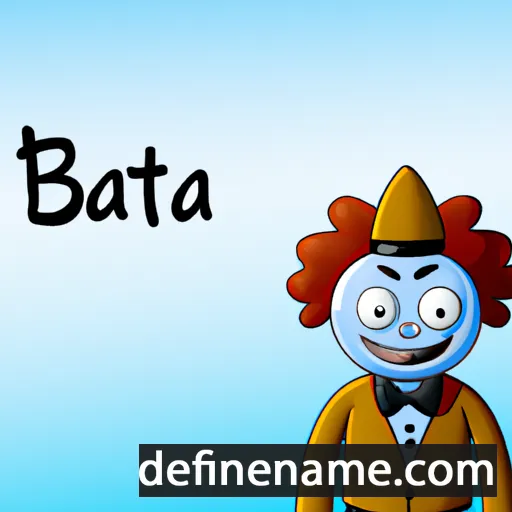 cartoon of the name Bjarta