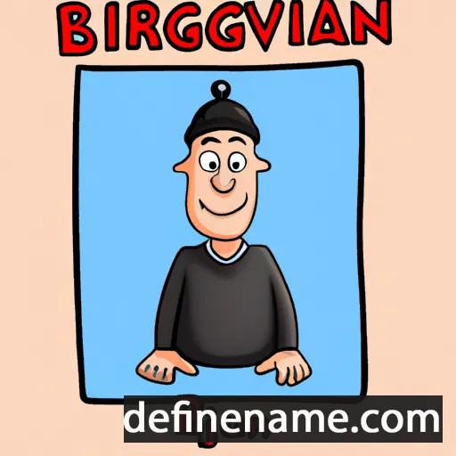 Björgvin cartoon