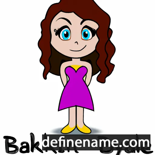 cartoon of the name Blakelynn