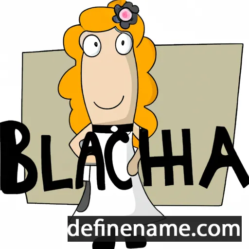 Blancha cartoon