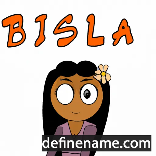 cartoon of the name Blasia