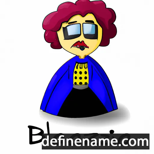 cartoon of the name Blazsena